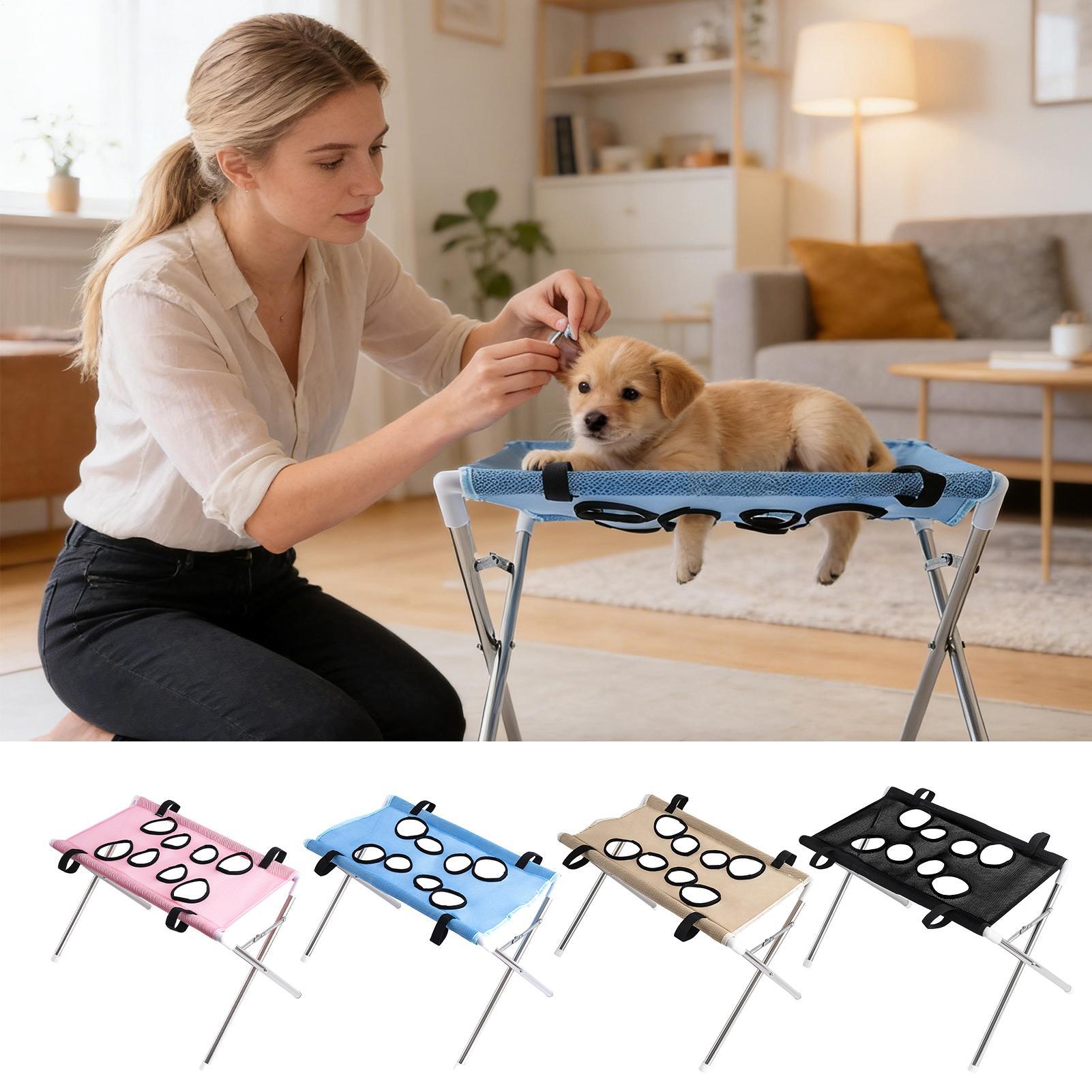 Pet Supplies Grooming - Honden- en kattenbadrek met opvouwbare hangmat,