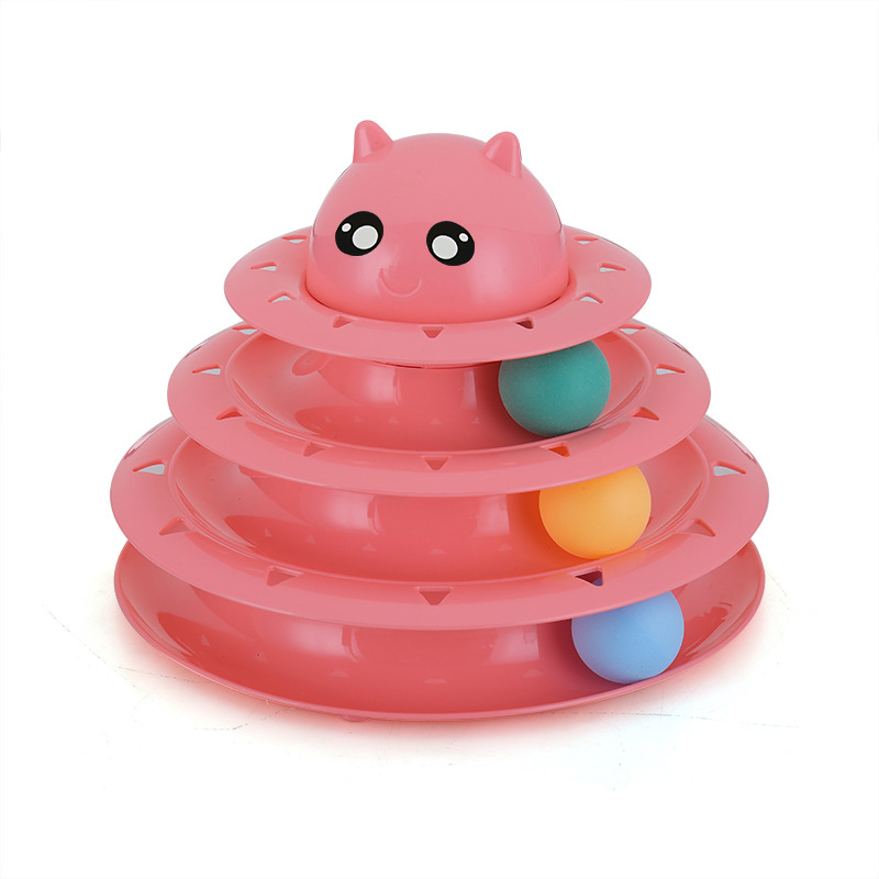 Pet Supplies Amazon - Amazon huisdier drielaagse draaitafel met bal